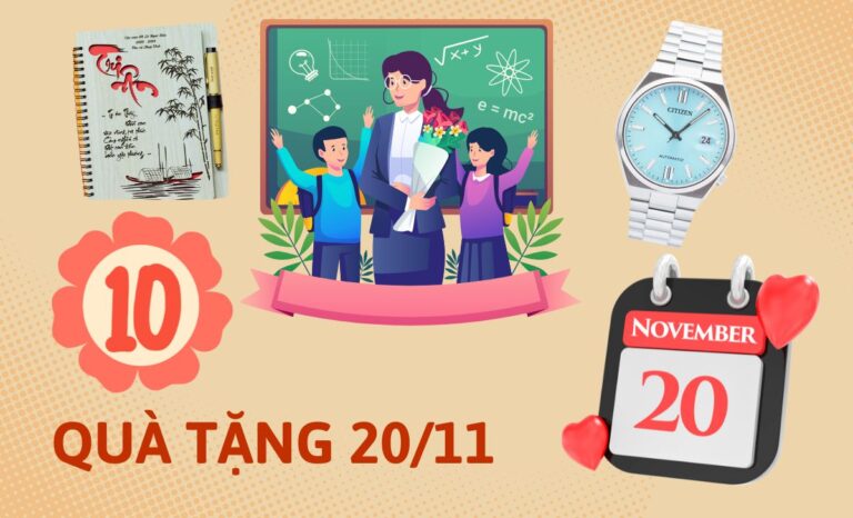 10 món quà tặng 20/11 độc đáo, hữu dụng cho thầy cô vui