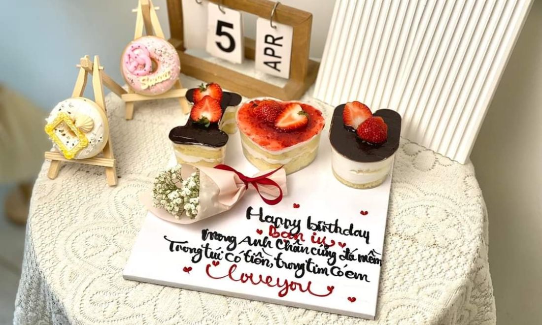 Bánh kem tự làm sẽ là món quà sinh nhật tặng chồng bất ngờ, lý tưởng nhất