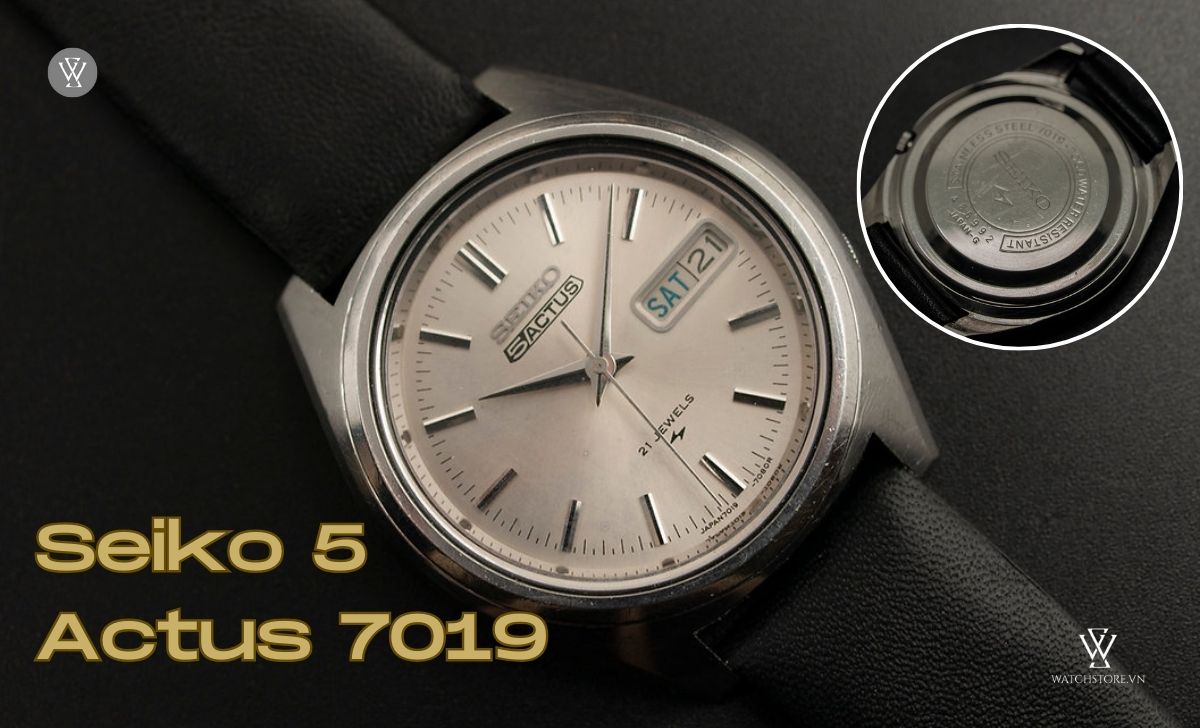 Danh sách 15 dòng đồng hồ Seiko cổ giá dưới $8000 độc đáo 3 Seiko 5 Actus 7019 Series