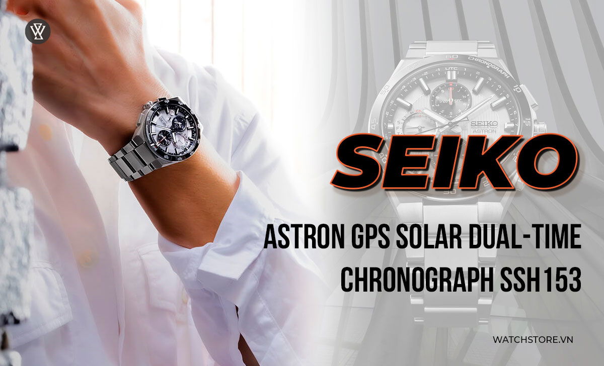 Top 15 mẫu đồng hồ Seiko mới nhất phát hành năm 2024 13 Seiko Astron GPS Solar Dual-Time Chronograph SSH153