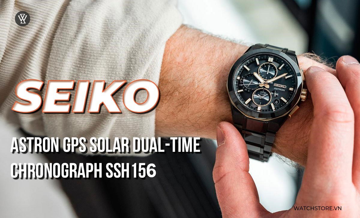 Top 15 mẫu đồng hồ Seiko mới nhất phát hành năm 2024 15 Seiko Astron GPS Solar Dual-Time Chronograph SSH156