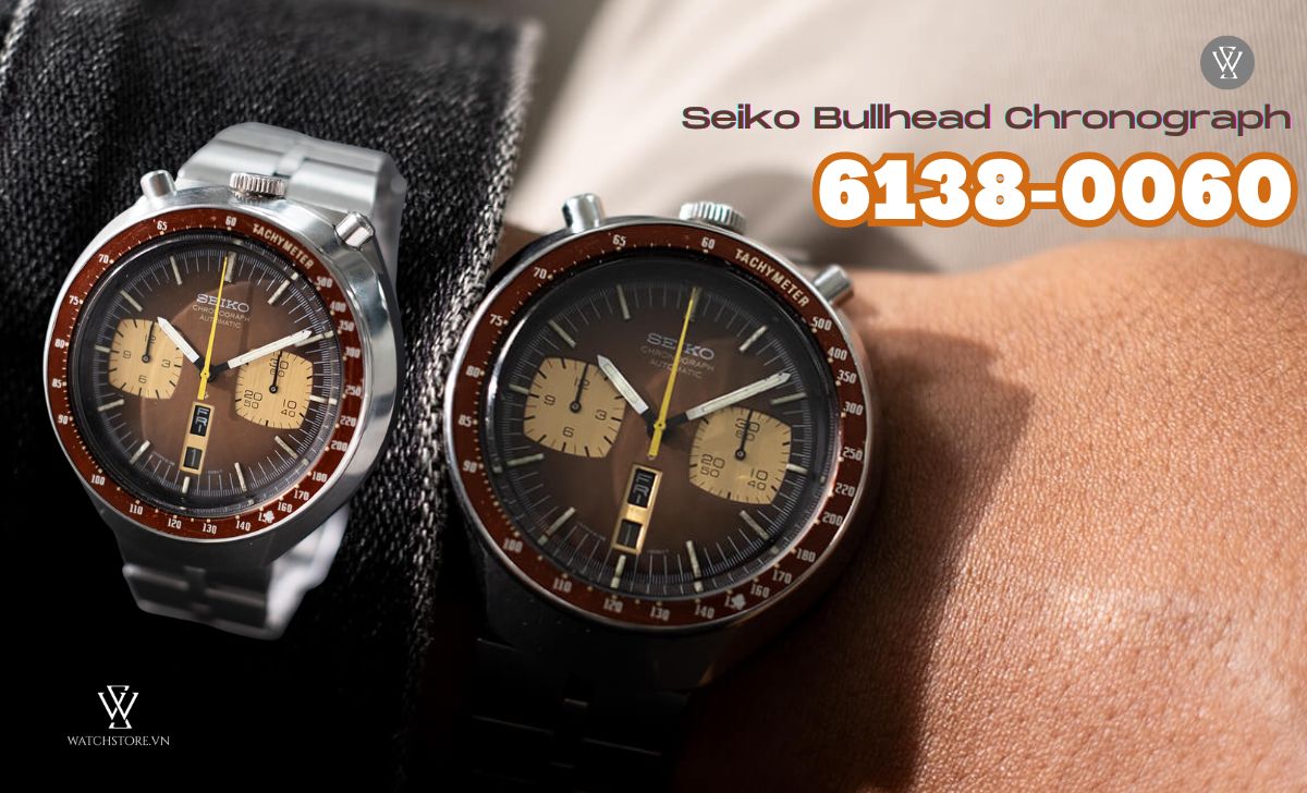 Danh sách 15 dòng đồng hồ Seiko cổ giá dưới $8000 độc đáo 14 Seiko Bullhead Chronograph 6138-0060 Series