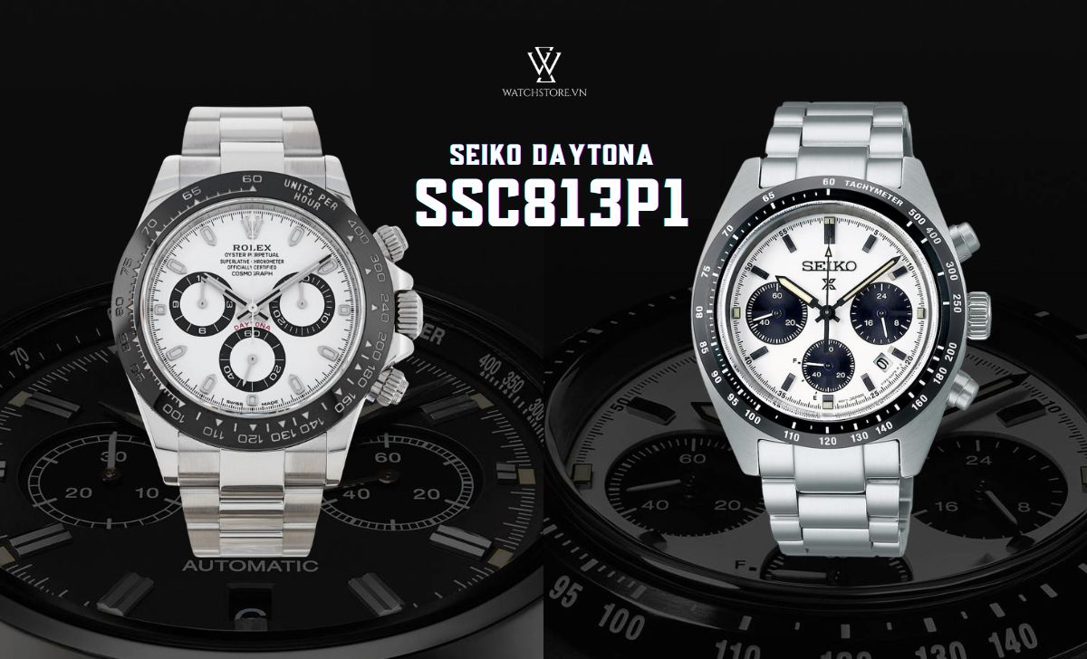 12 mẫu đồng hồ Seiko tiểu Rolex giá rẻ dưới 1000 USD nên mua 6 Seiko Daytona SSC813P1