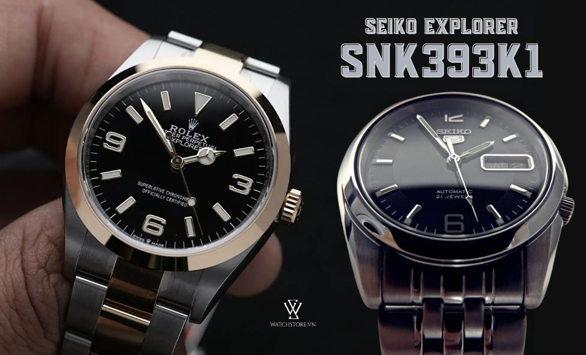 12 mẫu đồng hồ Seiko tiểu Rolex giá rẻ dưới 1000 USD nên mua 4 Seiko Explorer SNK393K1