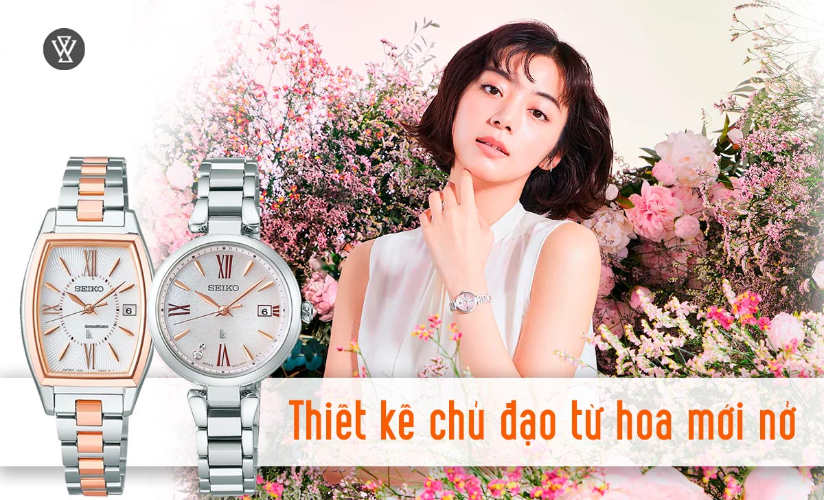  Seiko Lukia Grow thiết kế hoa nở