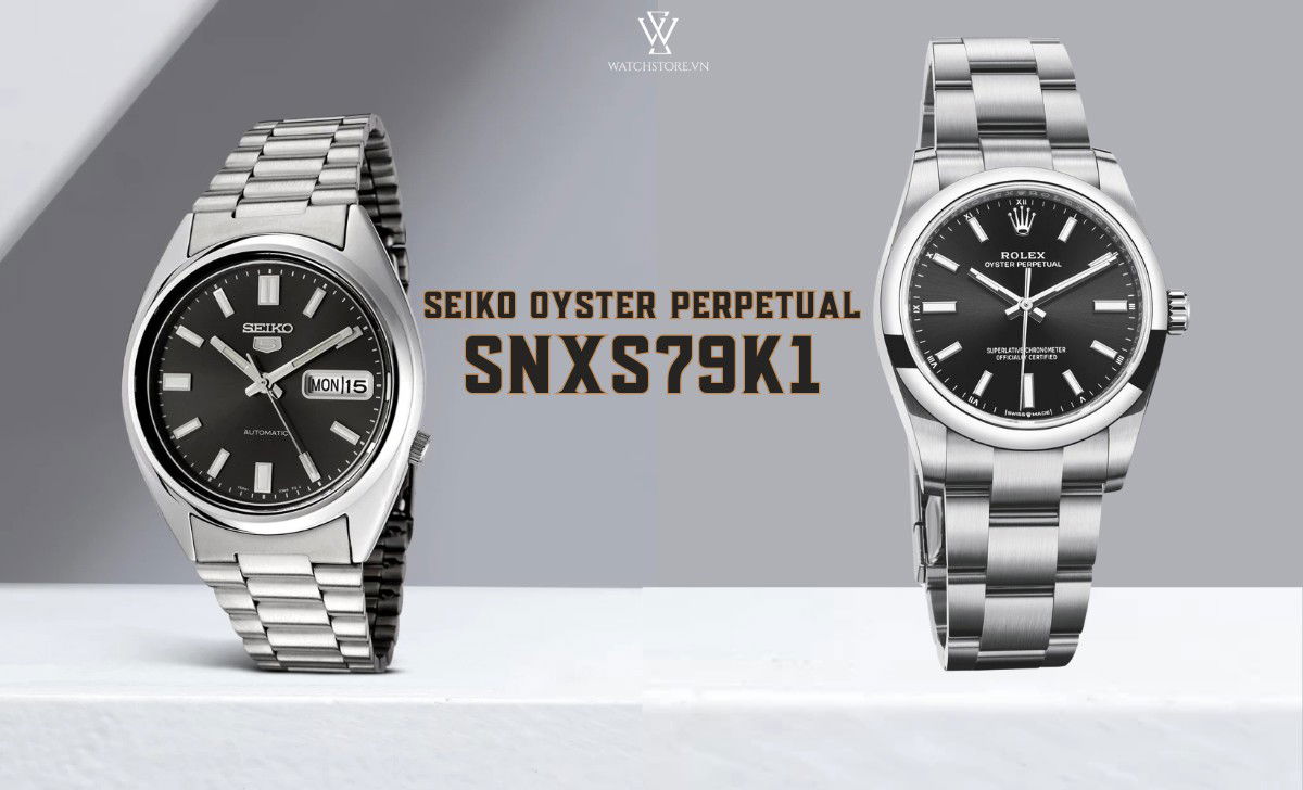 12 mẫu đồng hồ Seiko tiểu Rolex giá rẻ dưới 1000 USD nên mua 1 Seiko Oyster Perpetual SNXS79K1