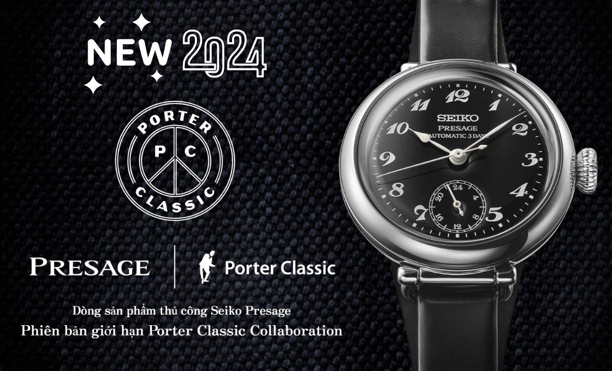 Seiko Porter Classic hợp tác đồng hồ mới Presage