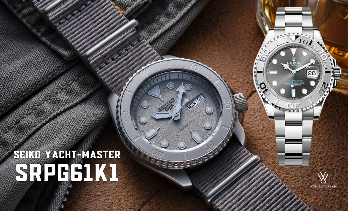 12 mẫu đồng hồ Seiko tiểu Rolex giá rẻ dưới 1000 USD nên mua 7 Seiko Yacht-Master SRPG61K1