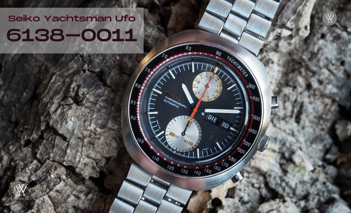 Danh sách 15 dòng đồng hồ Seiko cổ giá dưới $8000 độc đáo 10 Seiko Yachtsman Ufo 6138-0011 Series
