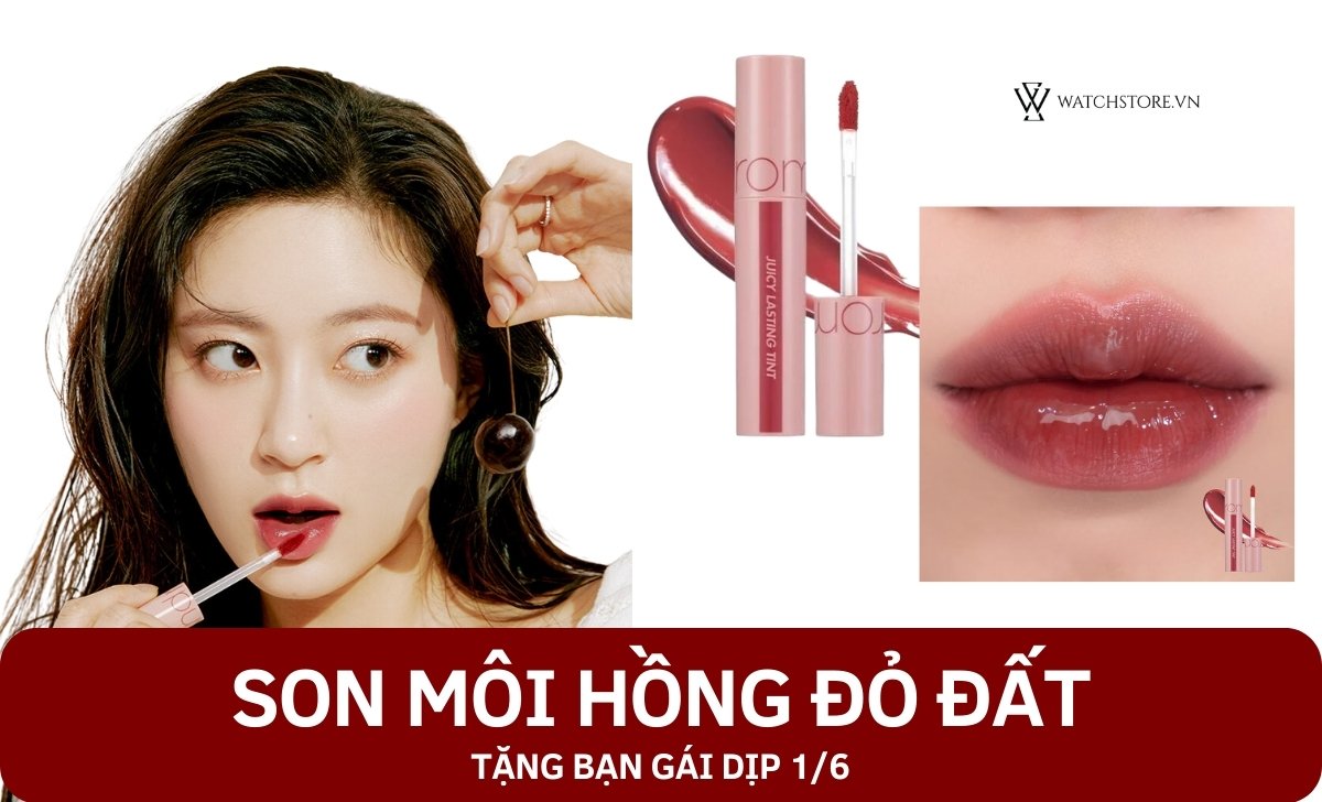 Son đỏ hồng đất tặng bạn gái 1-6