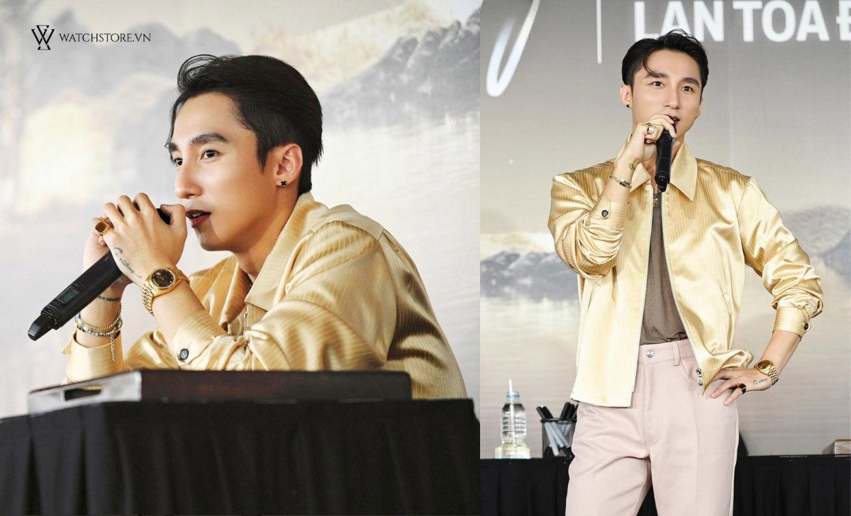 Sơn Tùng M-TP khoe đồng hồ Rolex 1.4 tỷ dát vàng tại Skymeet 2024 2 Sơn Tùng M-TP tại sự kiện Skymeet Hà Nội