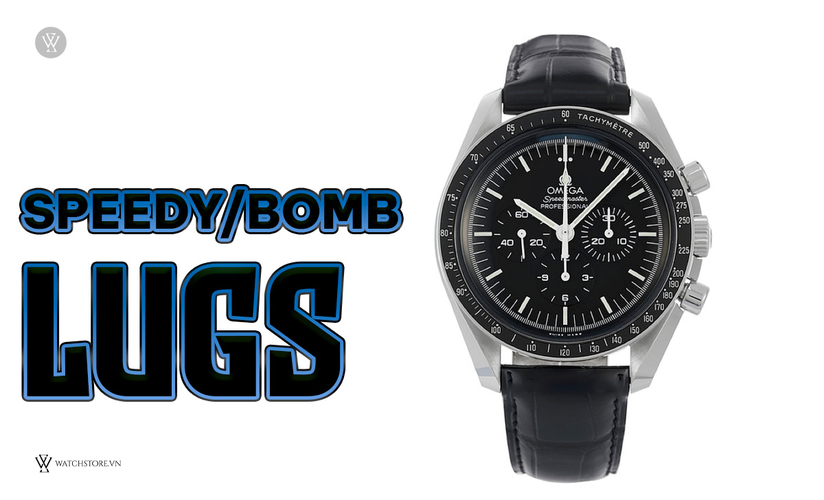 Lugs là gì? 9 loại vấu đồng hồ thường gặp nhất hiện nay 4 Speedy Bomb Lugs