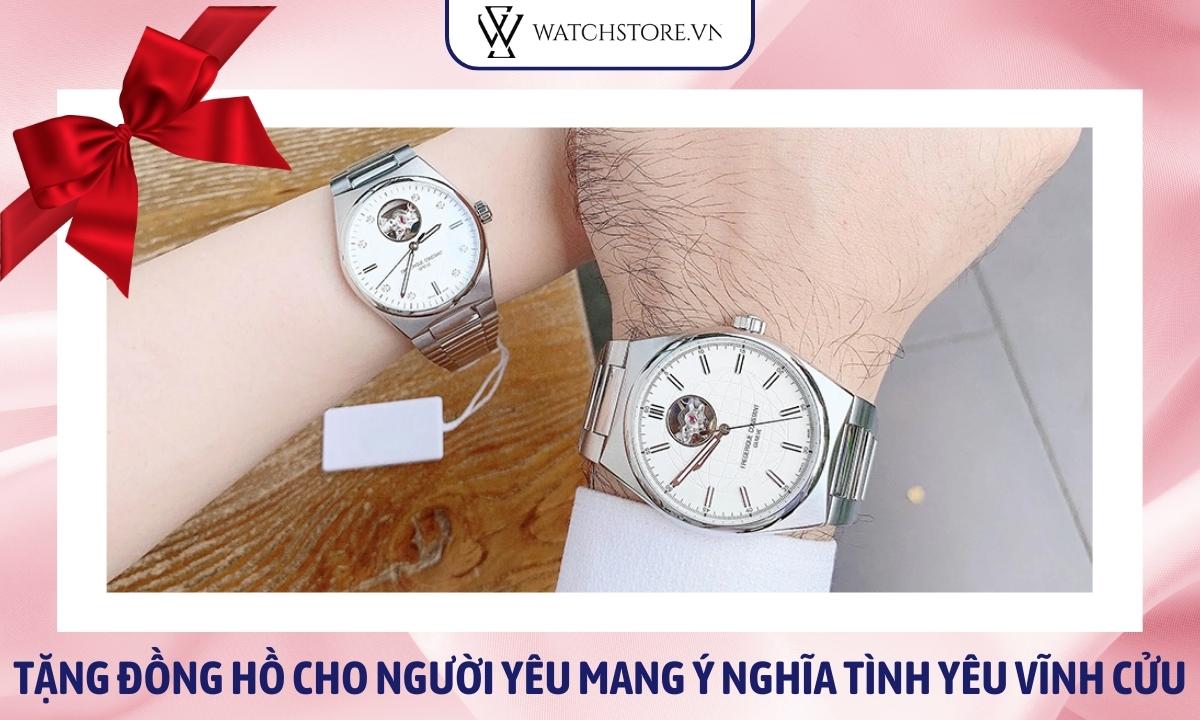 Tặng đồng hồ cho người yêu mang ý nghĩa tình yêu vĩnh cửu