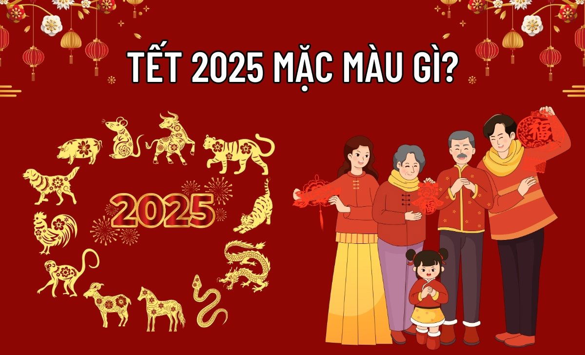 Tết 2025 mặc màu gì hợp tuổi thu hút tài lộc tình duyên 1 Tết 2025 mặc màu gì