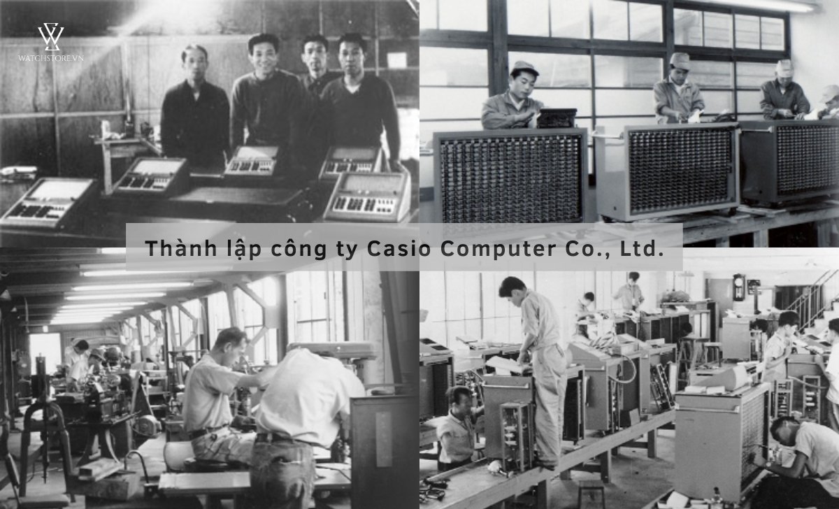 Thành lập công ty máy tính Casio