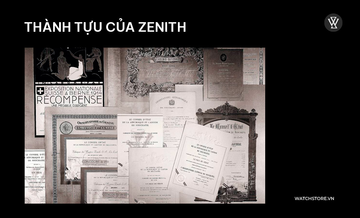 thành tựu của zenith