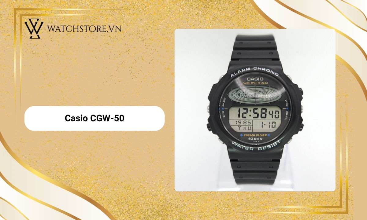Đồng hồ Casio CGW-50 đi trước thời đại