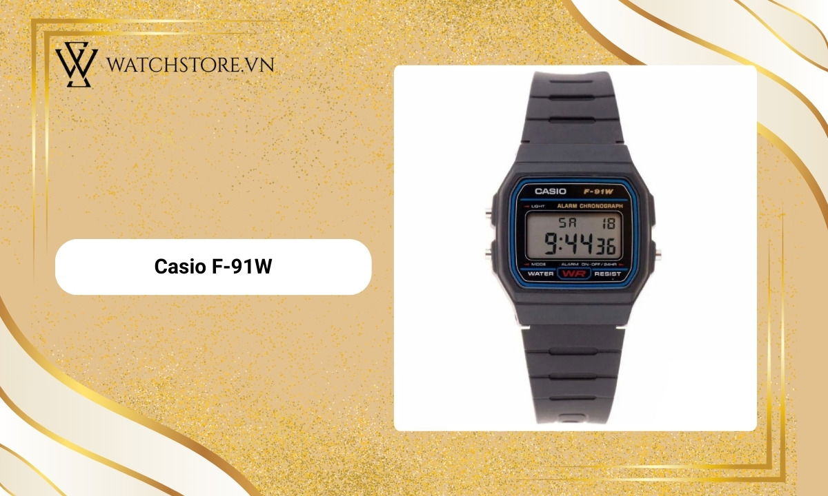 Mẫu đồng hồ huyền thoại Casio F-91W