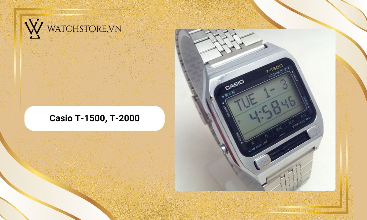 Đồng hồ Casio T-1500, T-2000