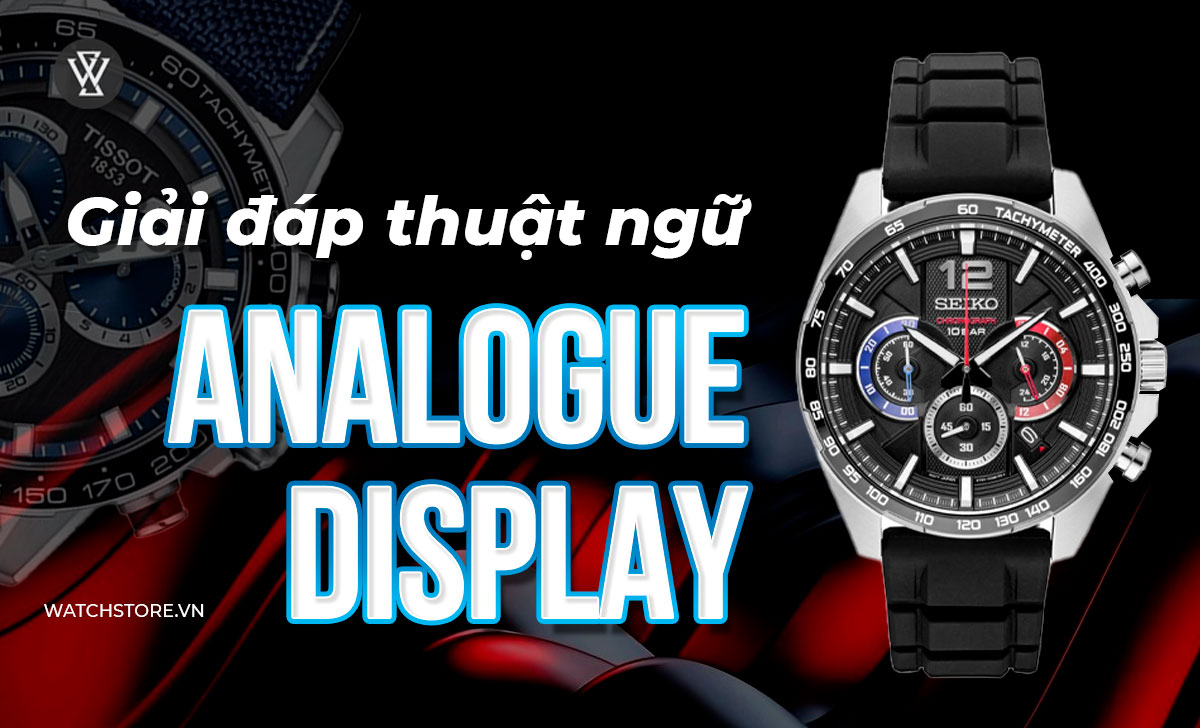 thuật ngữ analogue display đồng hồ