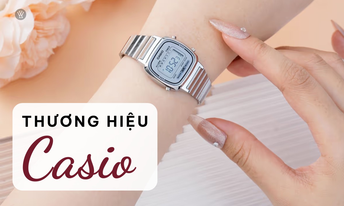 12 Thương hiệu đồng hồ nữ được ưa chuộng nhất tại Việt Nam 4 Casio nổi tiếng về độ bền bỉ