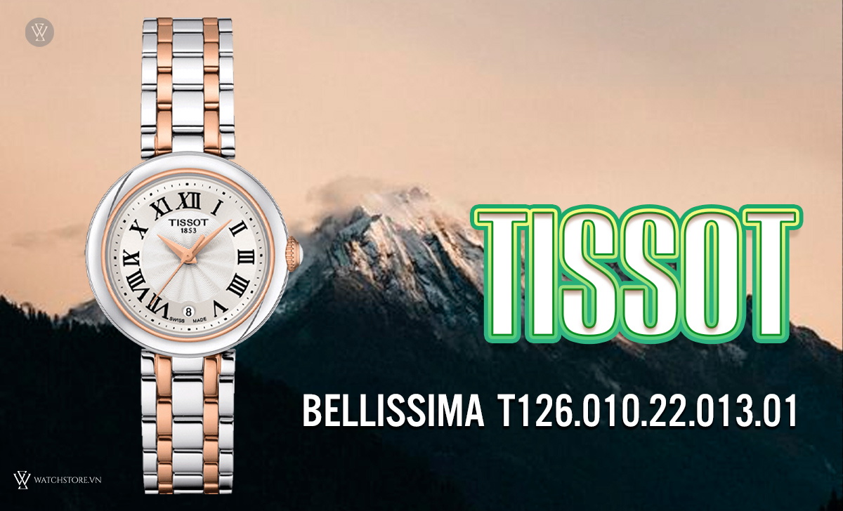 Top 5 mẫu đồng hồ Tissot nữ mới nhất 2024 3 Tissot Bellissima T126.010.22.013.01