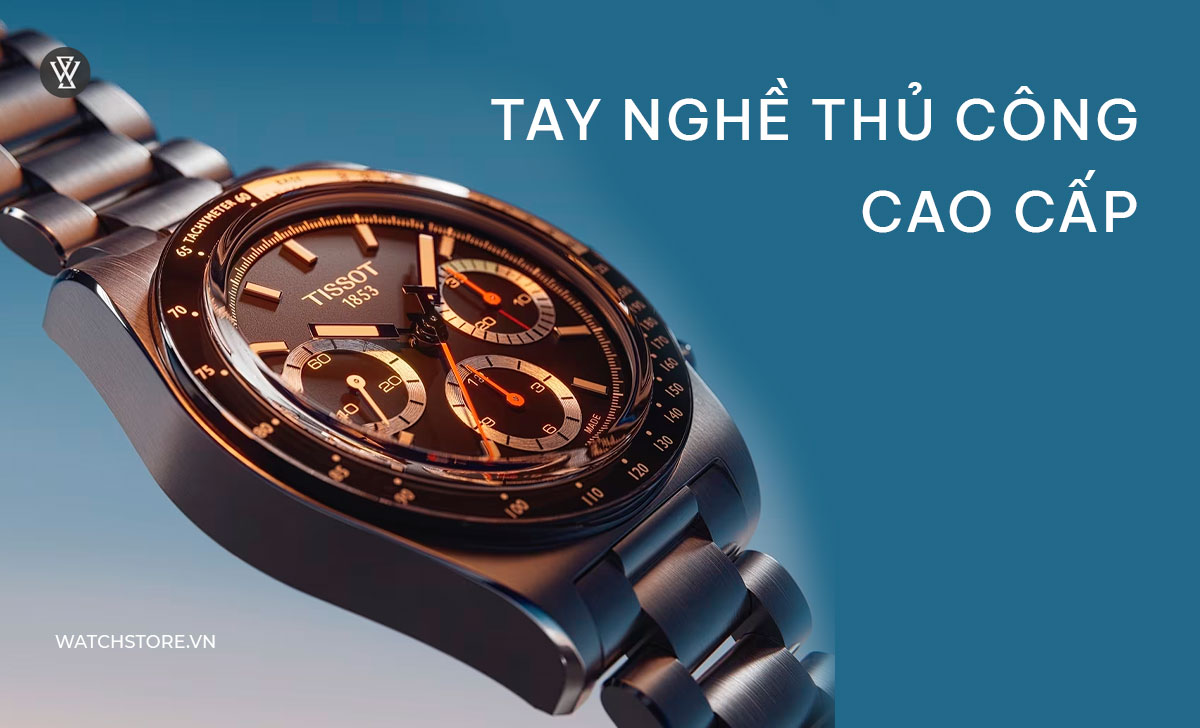 Tissot PR 516 Chronograph 2024 tái hiện thiết kế thập niên 70 6 tissot pr516 tay nghề thủ công cao cấp