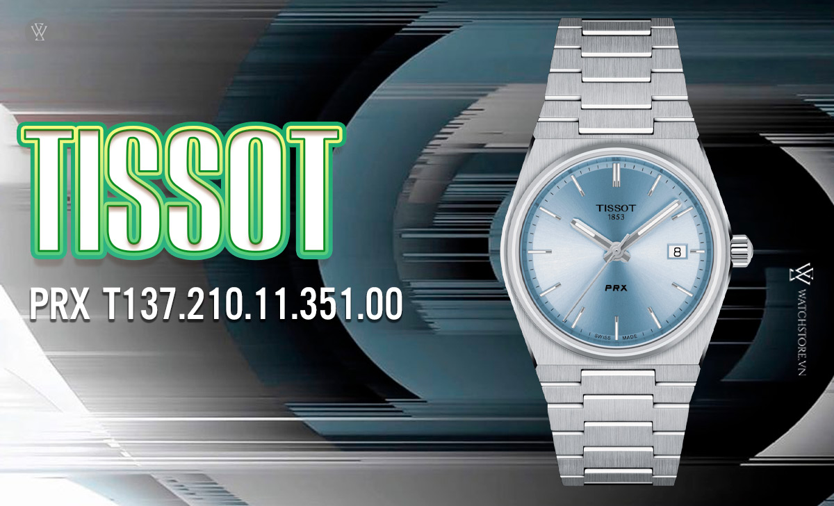 Top 5 mẫu đồng hồ Tissot nữ mới nhất 2024 2 Tissot PRX T137.210.11.351.00