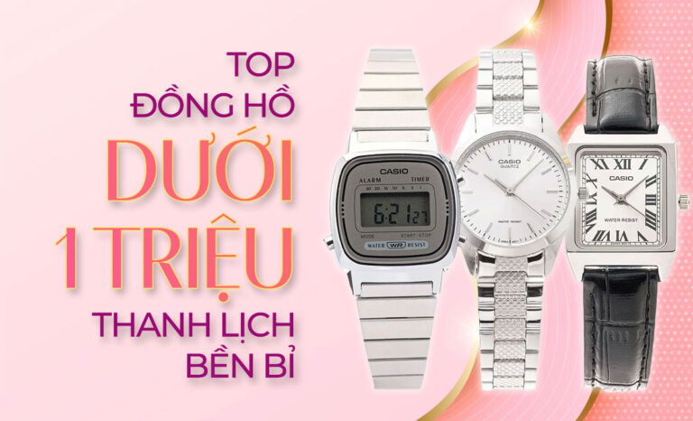 Top đồng hồ nữ dưới 1 triệu thanh lịch cực dễ phối đồ