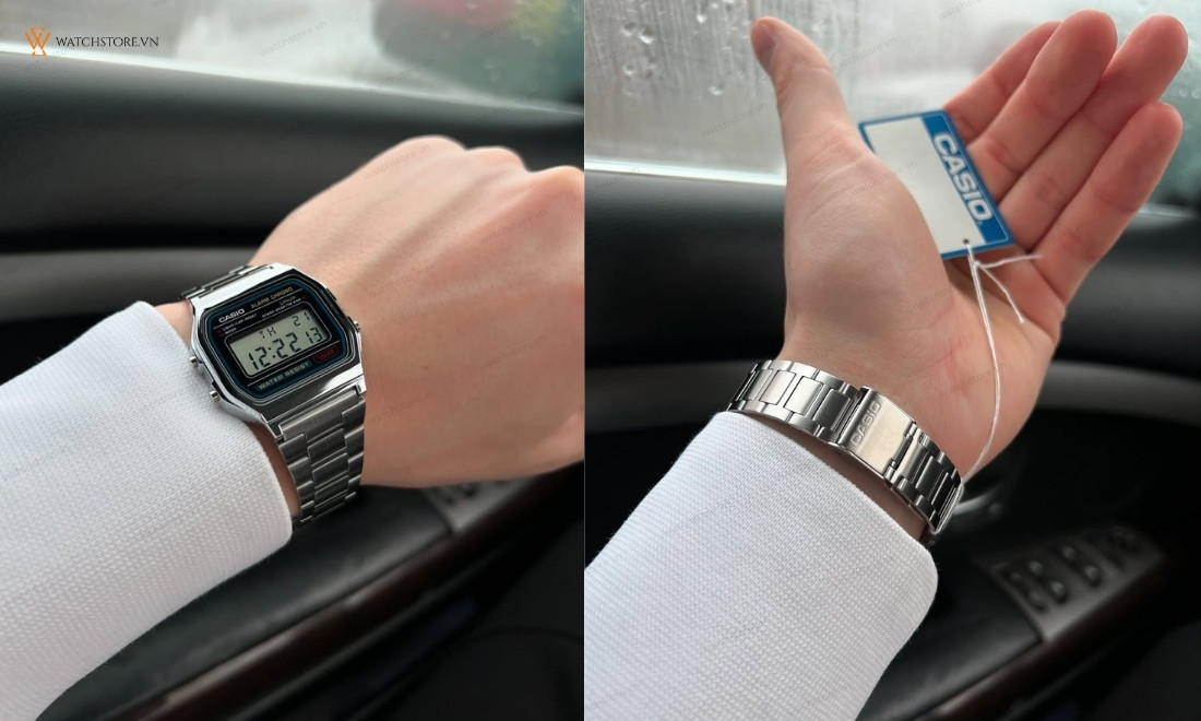 tư vấn đồng hồ Casio A158WA-1DF ảnh 2