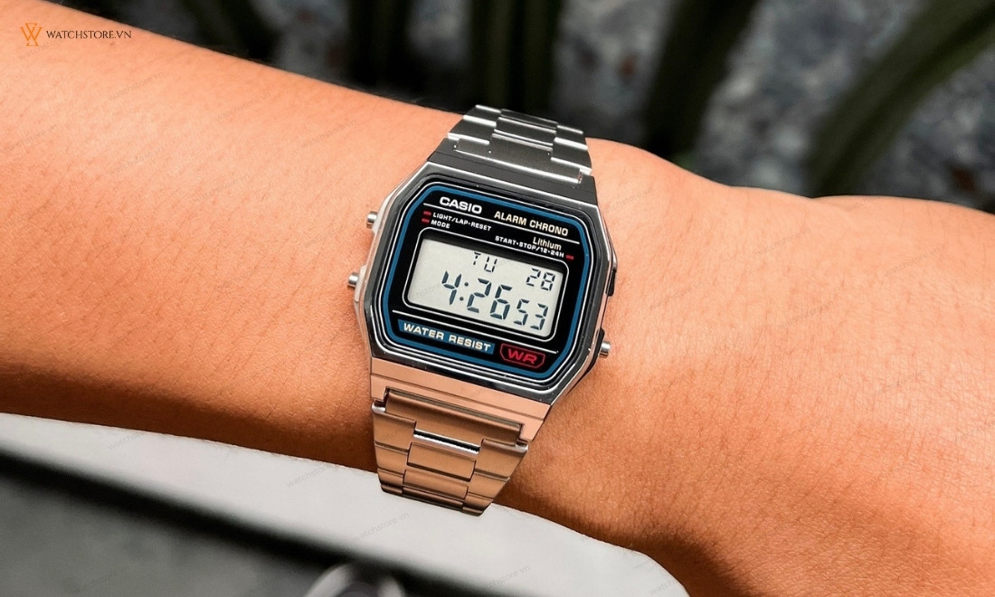 tư vấn đồng hồ Casio A158WA-1DF ảnh 3