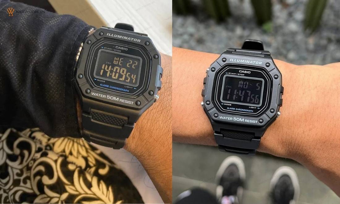tư vấn Đồng Hồ Casio W-218H-1BVDF ảnh 1