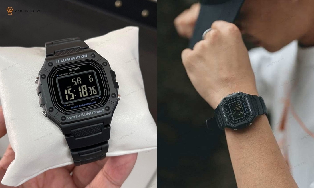 tư vấn Đồng Hồ Casio W-218H-1BVDF ảnh 4