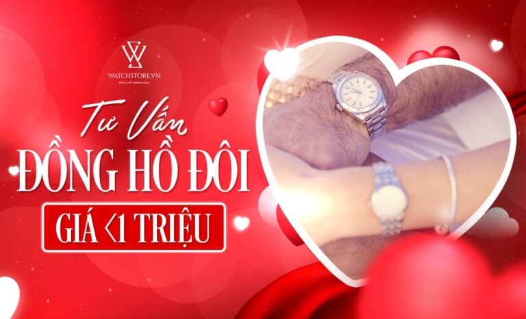 Đồng hồ đôi giá dưới 1 triệu – Món quà ý nghĩa cho người thương