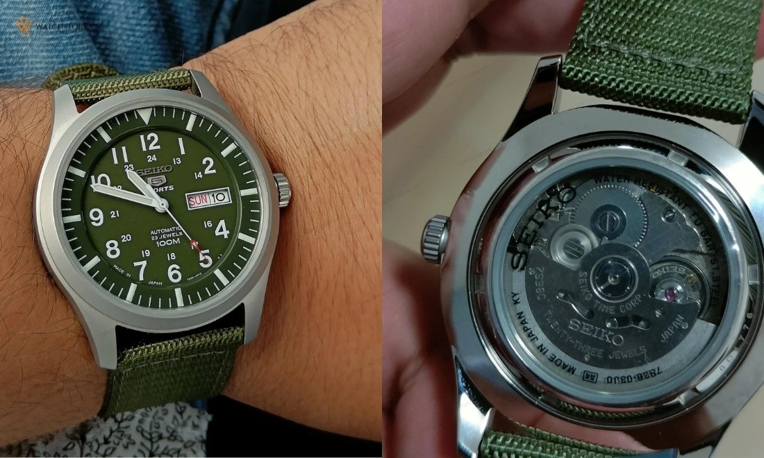 tư vấn hình ảnh thật đồng hồ Seiko SNZG09J1 ảnh 4