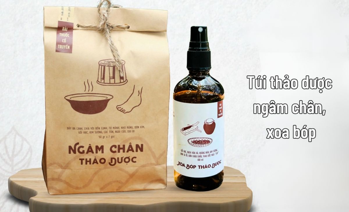 10 món quà tặng 20/11 độc đáo, hữu dụng cho thầy cô vui 6 Túi thảo dược ngâm chân xoa bóp