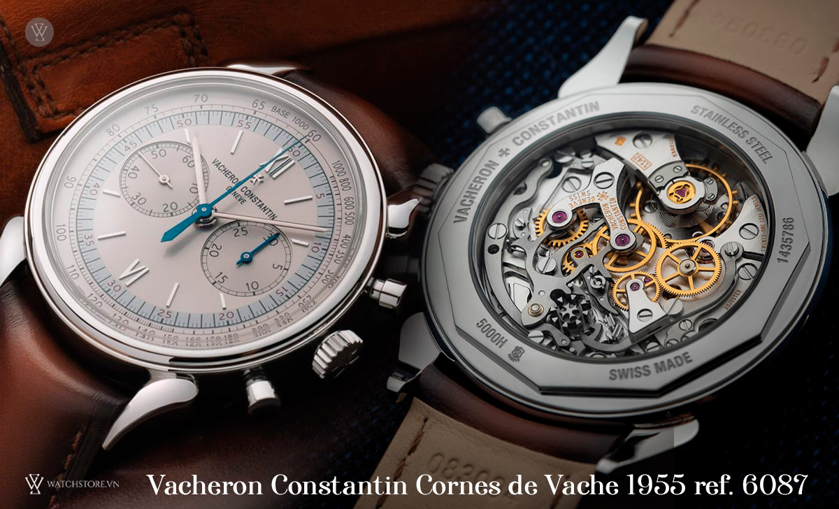 Geneva Seal trên đồng hồ là gì? Ý nghĩa, model tiêu biểu 4 Vacheron Constantin Cornes de Vache 1955