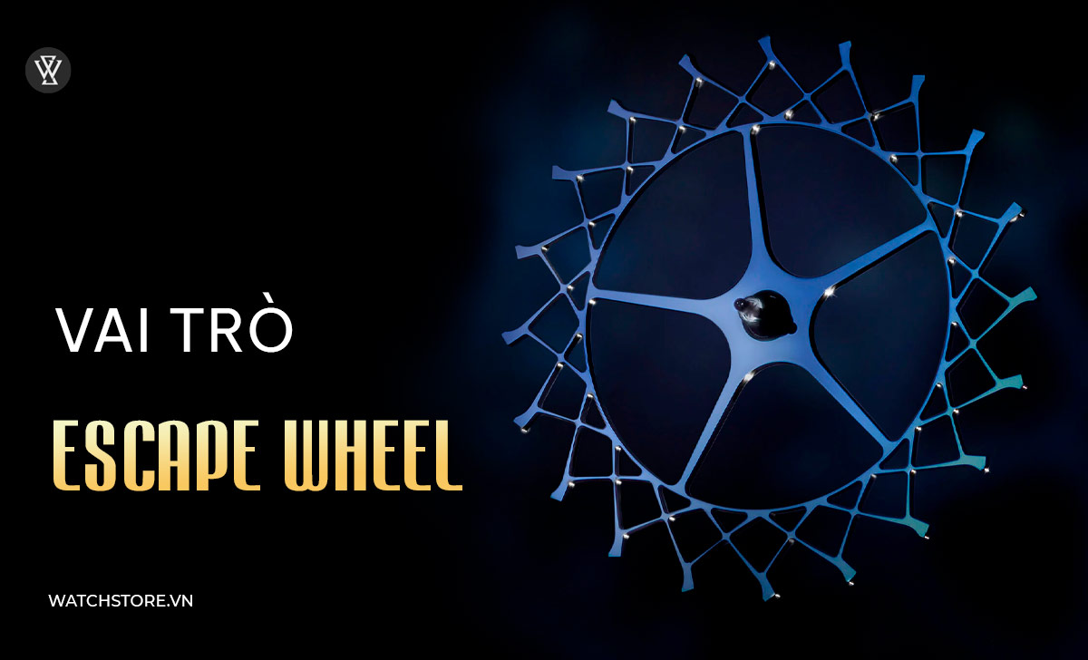 Escape Wheel là gì? 3 loại bánh xe thoát đồng hồ phổ biến 2 Vai trò của Escape Wheel