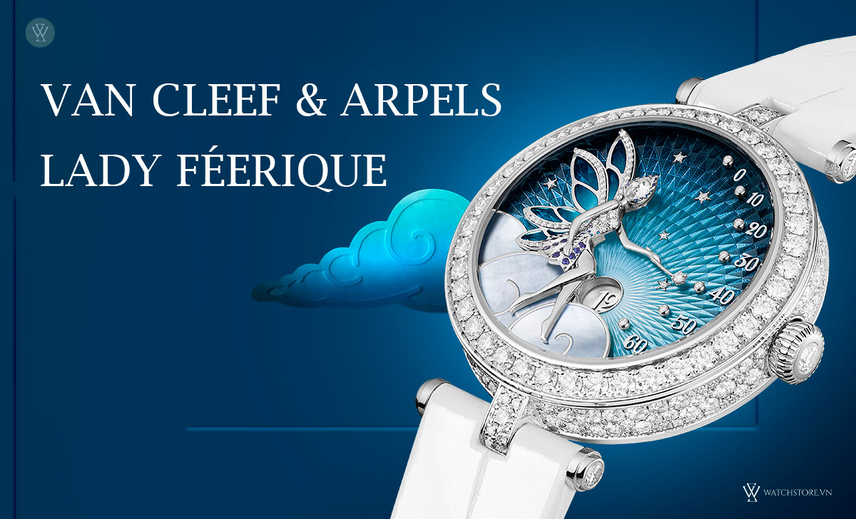 Enamel trên mặt đồng hồ là gì? 7 trường phái Enamel nổi bật 6 Van Cleef Arpels Lady Féerique