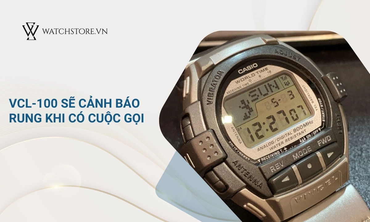 Thập niên 1990 - những bước chuyển mình của Casio 5 Casio đã ra mắt đồng hồ VCL-100 với chức năng liên kết tiện lợi