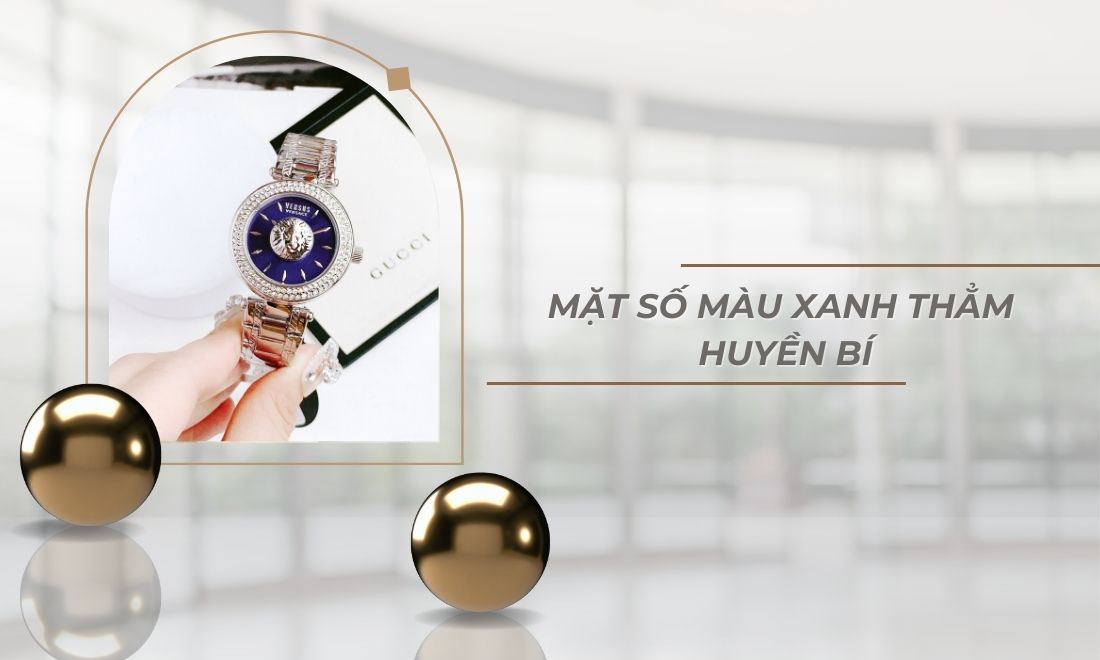 Versace VSP642318 mặt tròn