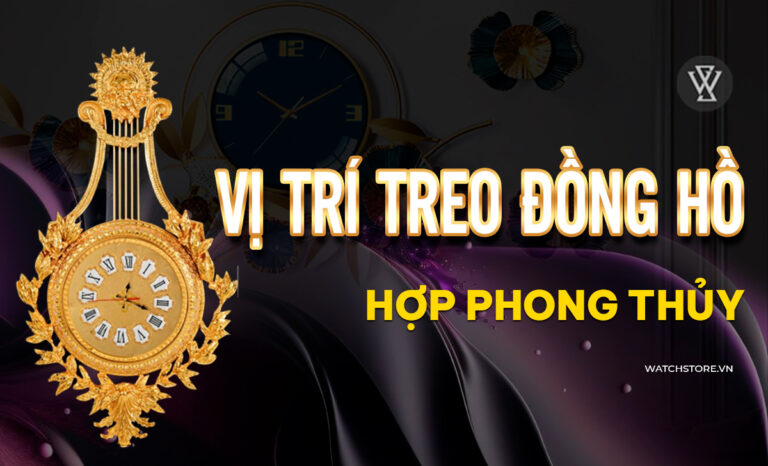 3 vị trí treo đồng hồ treo tường đúng hướng vượng khí