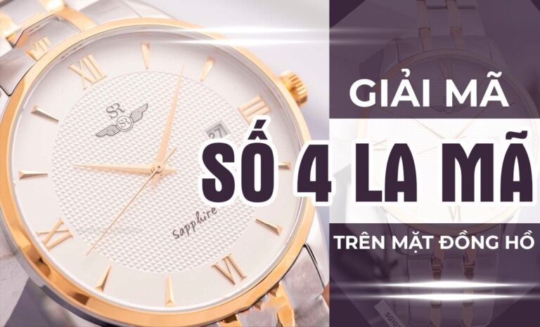 Tại sao số 4 La Mã trên mặt đồng hồ lại ký hiệu là IIII mà không phải là IV