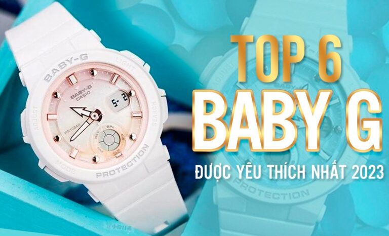 Top 6 đồng hồ Baby G được yêu thích nhất 2024