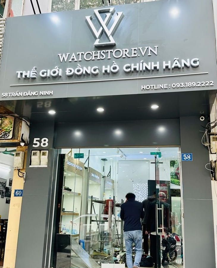 Quá trình thi công cửa hàng WatchStore thứ 4 tại 58 Trần Đăng Ninh, Cầu Giấy, Hà Nội - Ảnh 23 Quá trình thi công cửa hàng WatchStore thứ 4 tại 58 Trần Đăng Ninh, Cầu Giấy, Hà Nội - Ảnh 23