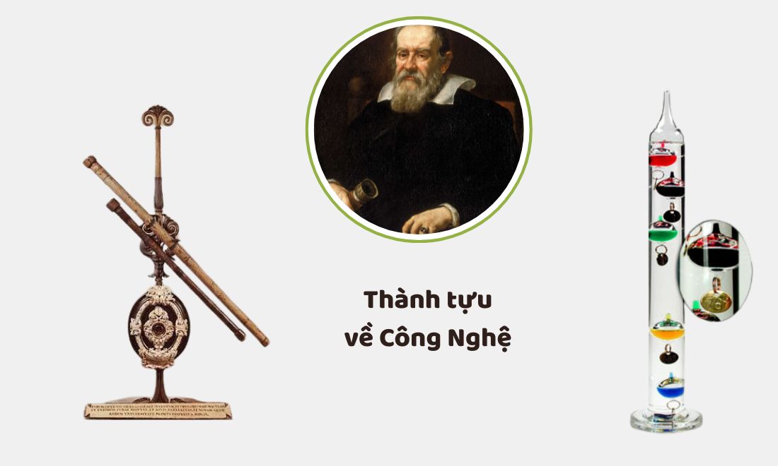 Về công nghệ, Galile cũng để lại nhiều di sản to lớn