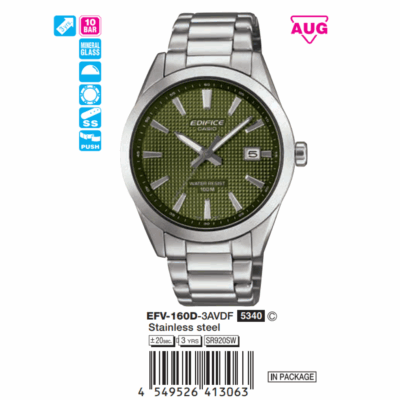 Ảnh sản phẩm Casio 40mm Nam EFV-160D-3AVDF