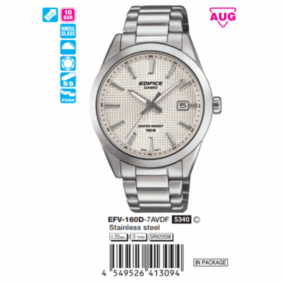 Ảnh sản phẩm Casio 40mm Nam EFV-160D-7AVDF