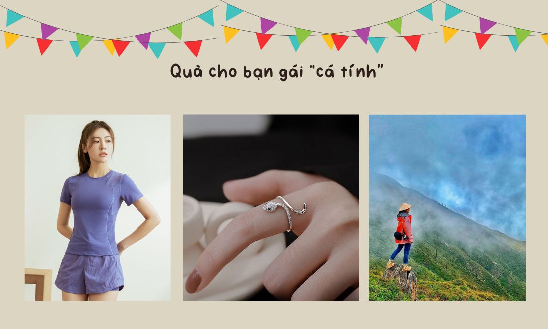 40+ Quà tặng sinh nhật bạn gái theo từng kiểu tính cách của nàng 3 Những món quà như vé tham gia hoạt động mạo hiểm, nhẫn cá tính, bộ độ thể thao cũng là sự lựa chọn lý tưởng khi cần chọn quà tặng bạn gái