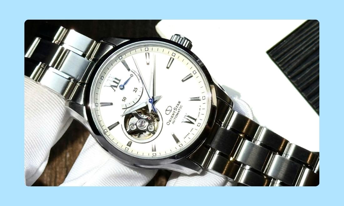 Power reserve là gì? Khám phá chức năng trữ cót ở đồng hồ cơ 4 Đồng hồ Orient Star Nam RE-AT0003S00B